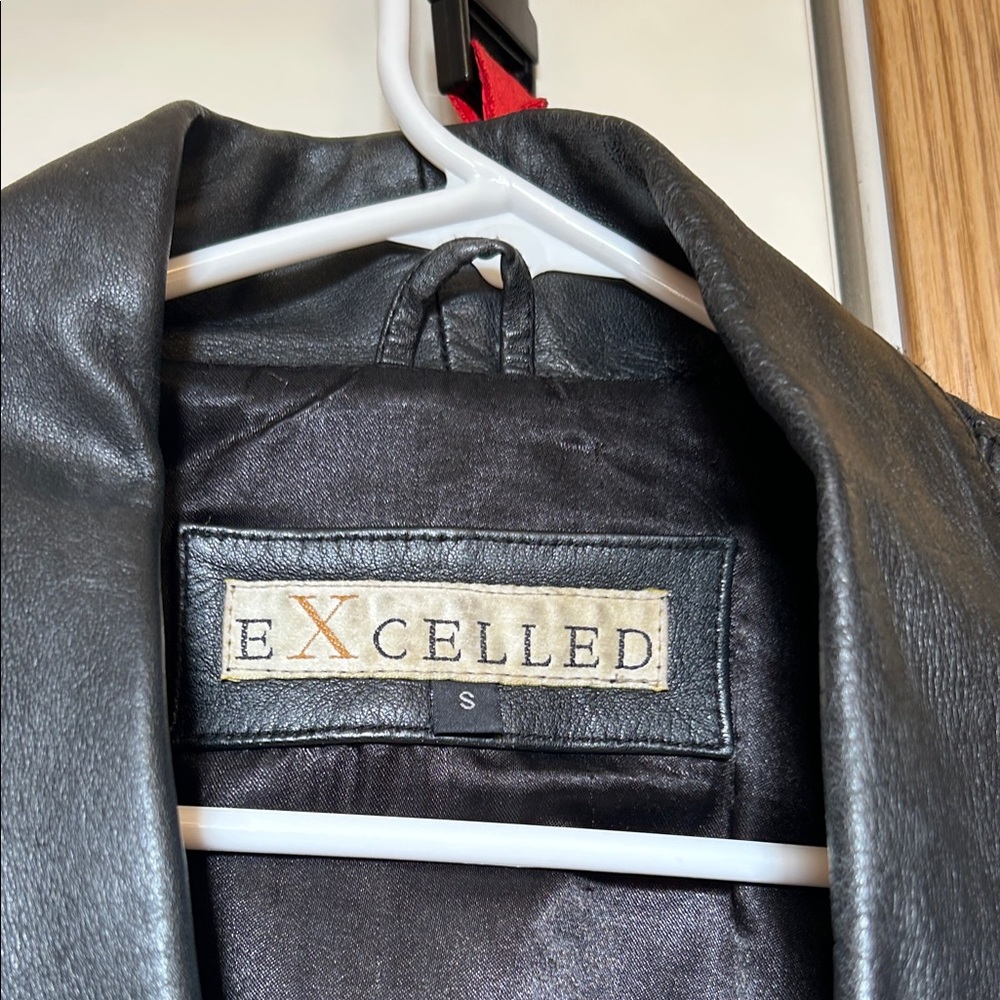 Excelled Women's Black Leather Jacket